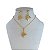 Conjunto Folheado Ouro 18k e Prata 925 Árvore da Vida Strass - Imagem 1