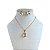 Conjunto Folheado Ouro 18k e Prata 925 Gota Cristal - Imagem 2