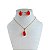 Conjunto Folheado Ouro 18k e Prata 925 Gota Cristal - Imagem 4