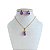 Conjunto Folheado Ouro 18k e Prata 925 Gota Cristal - Imagem 9