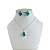 Conjunto Folheado Ouro 18k e Prata 925 Gota Cristal - Imagem 19