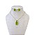 Conjunto Folheado Ouro 18k e Prata 925 Gota Cumprida Cristal - Imagem 9