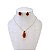 Conjunto Folheado Ouro 18k e Prata 925 Gota Cumprida Cristal - Imagem 4