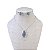 Conjunto Folheado Ouro 18k e Prata 925 Gota Cumprida Cristal - Imagem 12