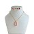 Conjunto Folheado Ouro 18k e Prata 925 Gota Cumprida Cristal - Imagem 6