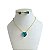 Conjunto Folheado Ouro 18k e Prata 925 Coração Cristal - Imagem 3