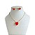 Conjunto Folheado Ouro 18k e Prata 925 Coração Cristal - Imagem 6