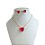 Conjunto Folheado Ouro 18k e Prata 925 Coração Cristal - Imagem 8