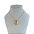 Colar Folheado Ouro 18k e Prata 925 Gota - Imagem 1
