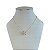 Colar Folheado Ouro 18k e Prata 925 Berloque Cravejado - Imagem 2