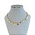 Choker Folheada Ouro 18k e Prata 925 Corações - Imagem 1