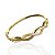Bracelete Folheado Ouro 18k e Prata 925 Trançado Cravejado - Imagem 1