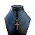 Corrente Masculina Aço Inoxidável Crucifixo Pai Nosso - Imagem 1