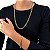 Conjunto Masculino Aço Inoxidável Dourado + Caixa Presente - Imagem 2
