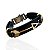 Pulseira Masculina Couro Bijuteria Flecha - Imagem 1