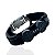 Pulseira Masculina Couro Bijuteria São Bento - Imagem 3