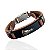Pulseira Masculina Couro Bijuteria Nossa Senhora - Imagem 2