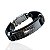 Pulseira Masculina Couro Bijuteria Nossa Senhora - Imagem 4