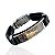 Pulseira Masculina Couro Bijuteria Nossa Senhora - Imagem 1