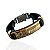 Pulseira Masculina Couro Bijuteria Livrai-nos do Mal - Imagem 1