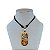 Cordão de Couro Masculino Placa Pai e Filho - Imagem 1