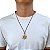 Cordão de Couro Masculino Estrela de Davi - Imagem 2