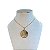 Colar Folheado Ouro 18k e Prata 925 Mãe Tua Fé Me Guia - Imagem 1