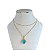 Colar Duplo Folheado Ouro 18k Trevo Cristal - Imagem 7