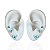 Trio Brincos Folheado Ouro 18k e Prata 925 Stitch - Imagem 2