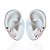 Trio Brincos Folheado Ouro 18k e Prata 925 Angel - Imagem 2