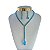 Conjunto Folheado Prata 925 Riviera Gravatinha Gota - Imagem 3