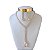 Conjunto Folheado Prata 925 Riviera Gravatinha Gota - Imagem 1