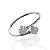 Bracelete Folheado Ouro 18k e Prata 925 Trevo Cravejado - Imagem 3
