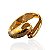 Bracelete Folheado Ouro 18k e Prata 925 Abaulado Gota Dupla - Imagem 1
