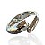 Bracelete Folheado Ouro 18k e Prata 925 Abaulado Gota Dupla - Imagem 3