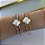 Bracelete Folheado Ouro 18k e Prata 925 Trevo Pérola - Imagem 2