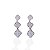 Brinco Folheado Ouro 18k e Prata 925 Trevo Inspired Cravejado - Imagem 2