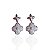 Brinco Folheado Ouro 18k e Prata 925 Trevo Inspired Cravejado - Imagem 2