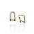 Brinco Folheado Ouro 18k e Prata 925 Elos Inspired Cravejado - Imagem 2