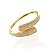 Bracelete Folheado Ouro 18k e Prata 925 Gota Dupla Cravejada - Imagem 1