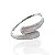 Bracelete Folheado Ouro 18k e Prata 925 Gota Dupla Cravejada - Imagem 3