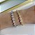 Pulseira Folheada Ouro 18k e Prata 925 Redonda Inspired Cravajada - Imagem 2