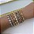Pulseira Folheada Ouro 18k e Prata 925 Inspired Trevos Cravejado - Imagem 2