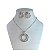 Conjunto Folheado Ouro 18k e Prata 925 Mandala Cravejada - Imagem 2