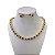 Conjunto Folheado Ouro 18k e Prata 925 Inspired Redondo Cravejado - Imagem 4