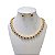 Conjunto Folheado Ouro 18k e Prata 925 Inspired Redondo Cravejado - Imagem 5