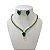 Conjunto Folheado Ouro 18k e Prata 925 Riviera Gota Cravejada - Imagem 4