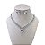 Conjunto Folheado Ouro 18k e Prata 925 Riviera Gota Cravejada - Imagem 2