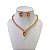 Conjunto Folheado Ouro 18k e Prata 925 Riviera Gota Cravejada - Imagem 5