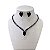 Conjunto Folheado Ouro 18k e Prata 925 Riviera Gota Cravejada - Imagem 6